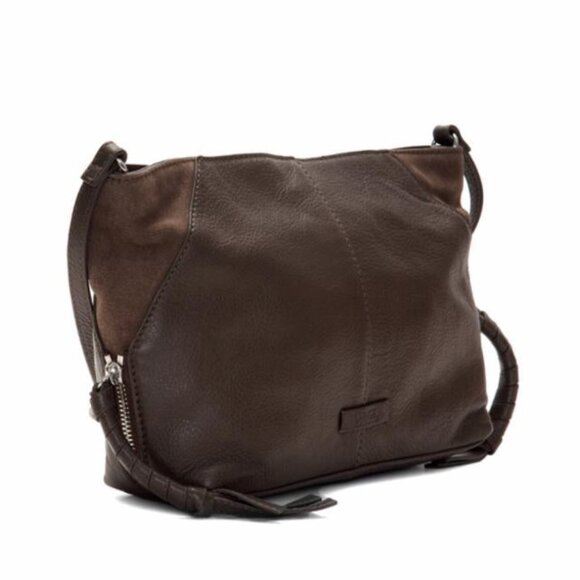 Vince Camuto Cory Leather Crossbody - Sable - Picture 2 of 6